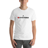 I heart Oysters Short-Sleeve Unisex T-Shirt