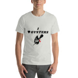 I heart Oysters w/ Oyster Ninja Short-Sleeve Unisex T-Shirt
