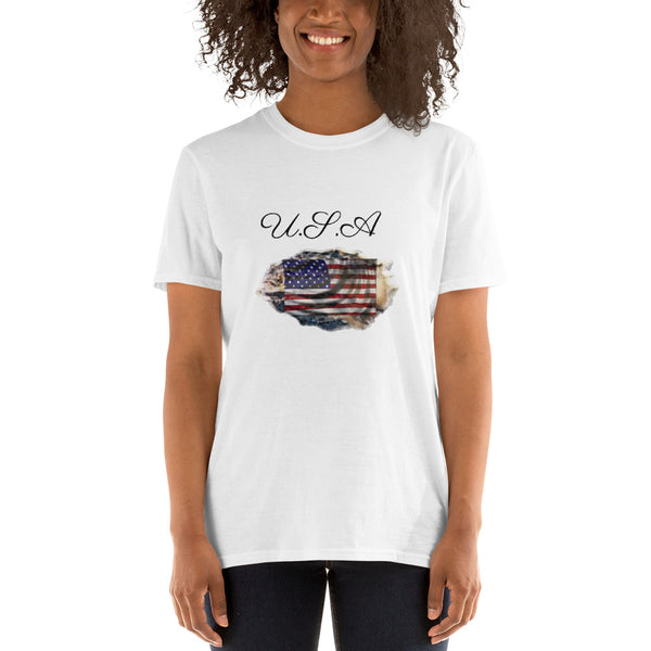 OYSTER AMERICA Short-Sleeve Unisex T-Shirt